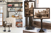 Standing Distressed Picture Frame, Set of 2