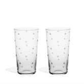 Richard Brendon Star Cut Highball Glass / Set of 2 **