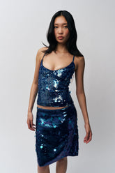Paillette Cami Top