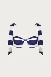 The Lady Bra (Navy/Cream Stripe)