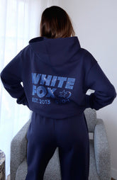 Sudadera con capucha oversize Always Shining azul marino