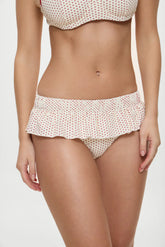 x BELLA HADID Sunday Swim Skirt - Strawberry Polka Dot