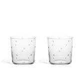 Richard Brendon Star Cut Rocks Glass / Set of 2 **