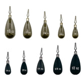 Departure Outdoors Tungsten Tear Drop - Drop Shot Weights - 5 Pack