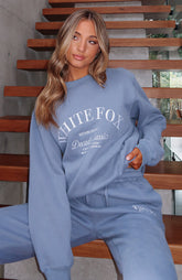 Sudadera extragrande esencial Decade Classics Ocean