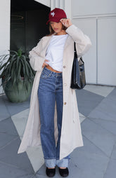 No se lo digas a nadie Trench Coat Dove