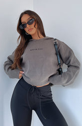 Es Cool Knit Hoodie Carbón