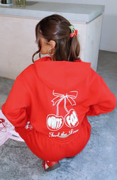 Sudadera con Capucha Oversize Roja Love Of My Life