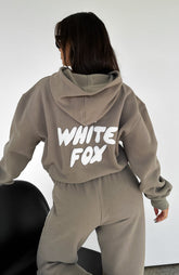 Sudadera con capucha Offstage color beis