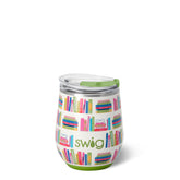 Swig Book Club Stemless Wine 12oz