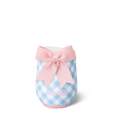 Swig Gingham Stemless Wine 12oz