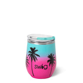 Swig Island Sunset Stemless Wine 12oz