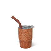 Swig Saddle Stitch Cognac Swig Shot 2oz