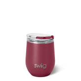Swig Maroon Stemless Wine 12oz