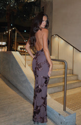 Vestido maxi listo para el verano Chocolate