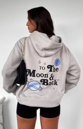Sudadera con Capucha Oversize Lunar To The Moon