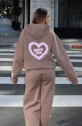 Sudadera con capucha extragrande de 11th Street City Girl At Heart Cinnamon Bun