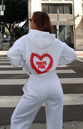 Sudadera extragrande City Girl At Heart de la Calle 11 Cherry Glaze