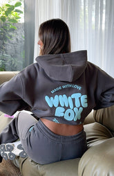 Sudadera con capucha oversize con amor para ti - Volcanic