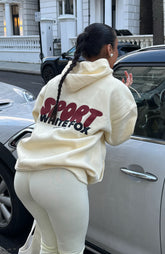 Sudadera Oversize con Capucha Club 14 Peyton Limón