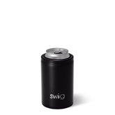 Swig Black Can + Bottle Cooler 12oz