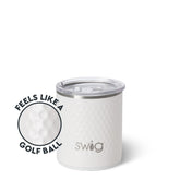 Swig White Golf Ball Lowball Tumbler 12oz