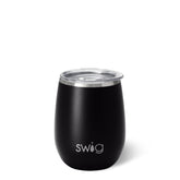 Swig Black Stemless Wine 14oz