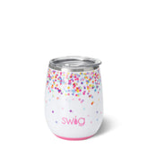 Swig Confetti Stemless Wine 14oz