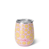 Swig Oh Happy Day Stemless Wine 14oz