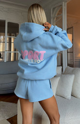 Sudadera extragrande azul Club 14 Peyton