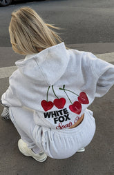 Club 14 Sudadera con Capucha Oversize Izzy Gris Jaspeado