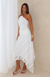 Vestido Midi Don't Let Me Go Blanco