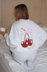Suéter Oversize Fell So Hard Blanco