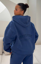 Sudadera con capucha oversize It's Your Chance azul marino