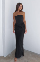 Vestido largo Love This Feeling negro