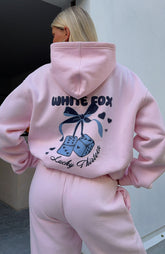 Sudadera extragrande Lucky Thirteen Cheyenne rosa suave