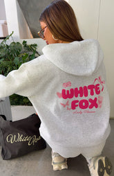 Lucky Thirteen Stephanie Sudadera con capucha extragrande gris jaspeado
