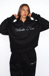 Jersey con cremallera corta "Make It Or Break It" negro