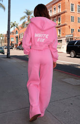 Sudadera Corta con Cremallera Offstage Bubblegum