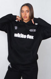 Sudadera con capucha oversize Ready To Go negra