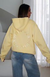 Sudadera extragrande con capucha Stay Lifted Lemon