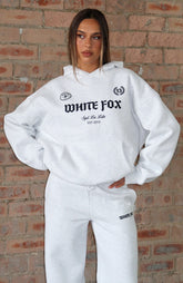 Sudadera con capucha oversize Vibe Too High Gris Marle