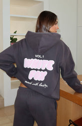 Sudadera con capucha extragrande Vol. 1 Carbón