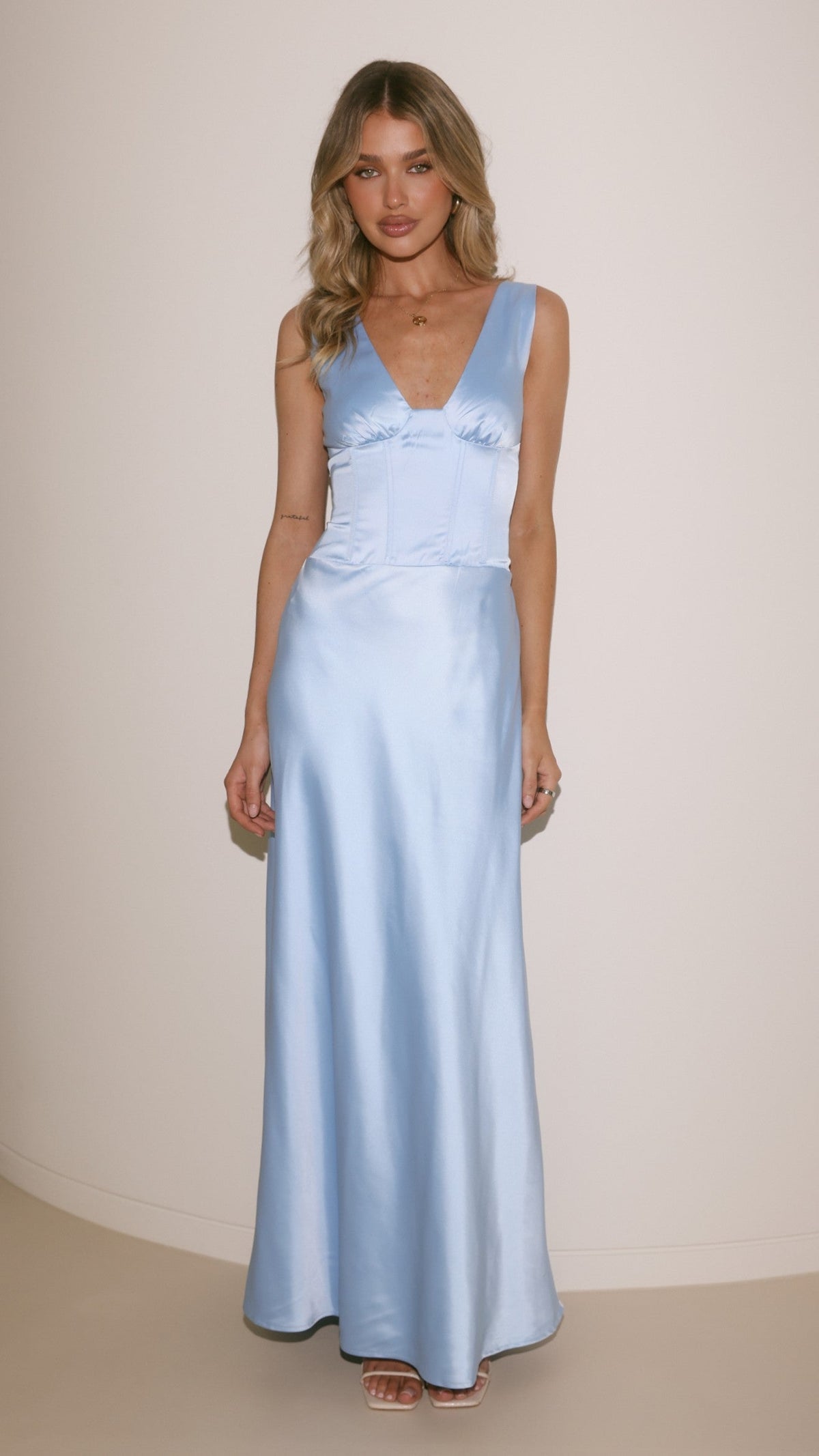 Ana Maxi Dress - Blue