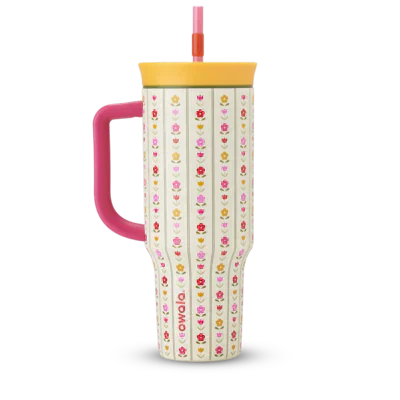 Owala 40oz Tumbler  Flower Crown