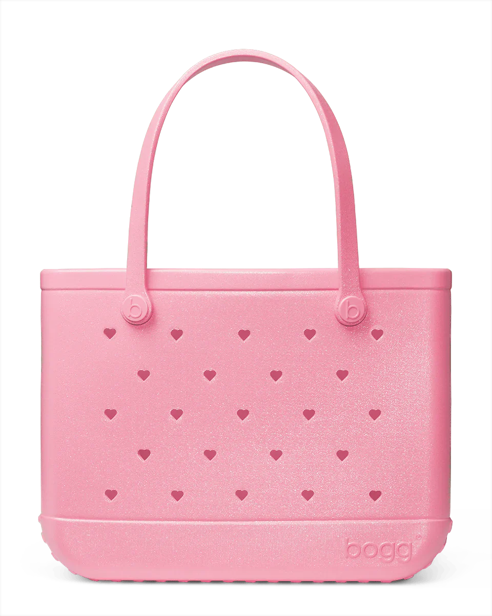 Original Bogg® Bag - Heart Shimmer BUBBLEGUM