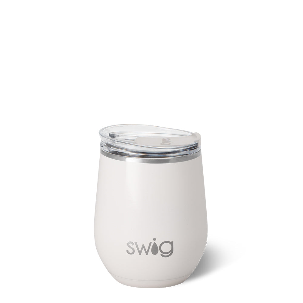 Swig Shimmer Pearl Stemless Wine 12oz