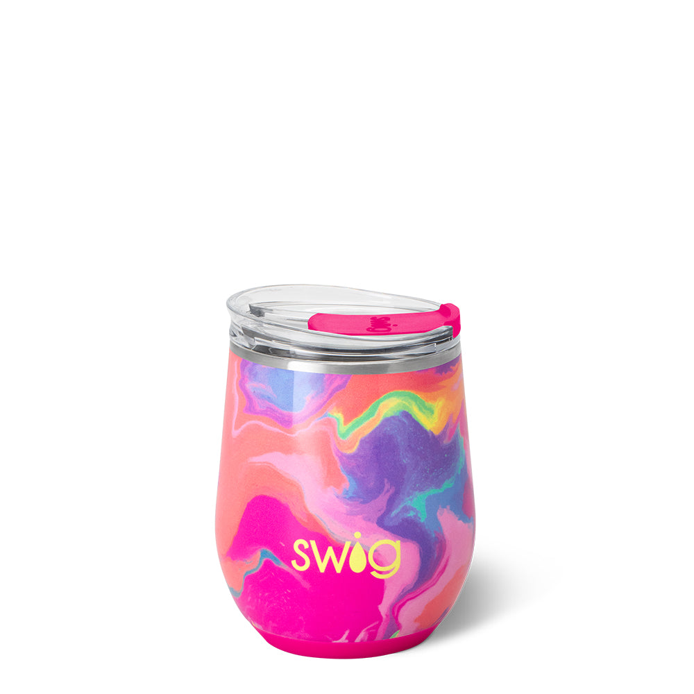 Swig Candy Crush Stemless Wine 12oz