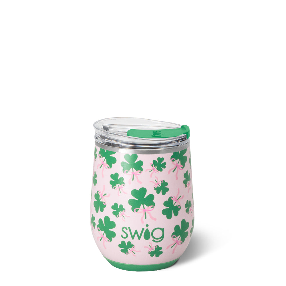 Swig Clover Crush Stemless Wine 12oz
