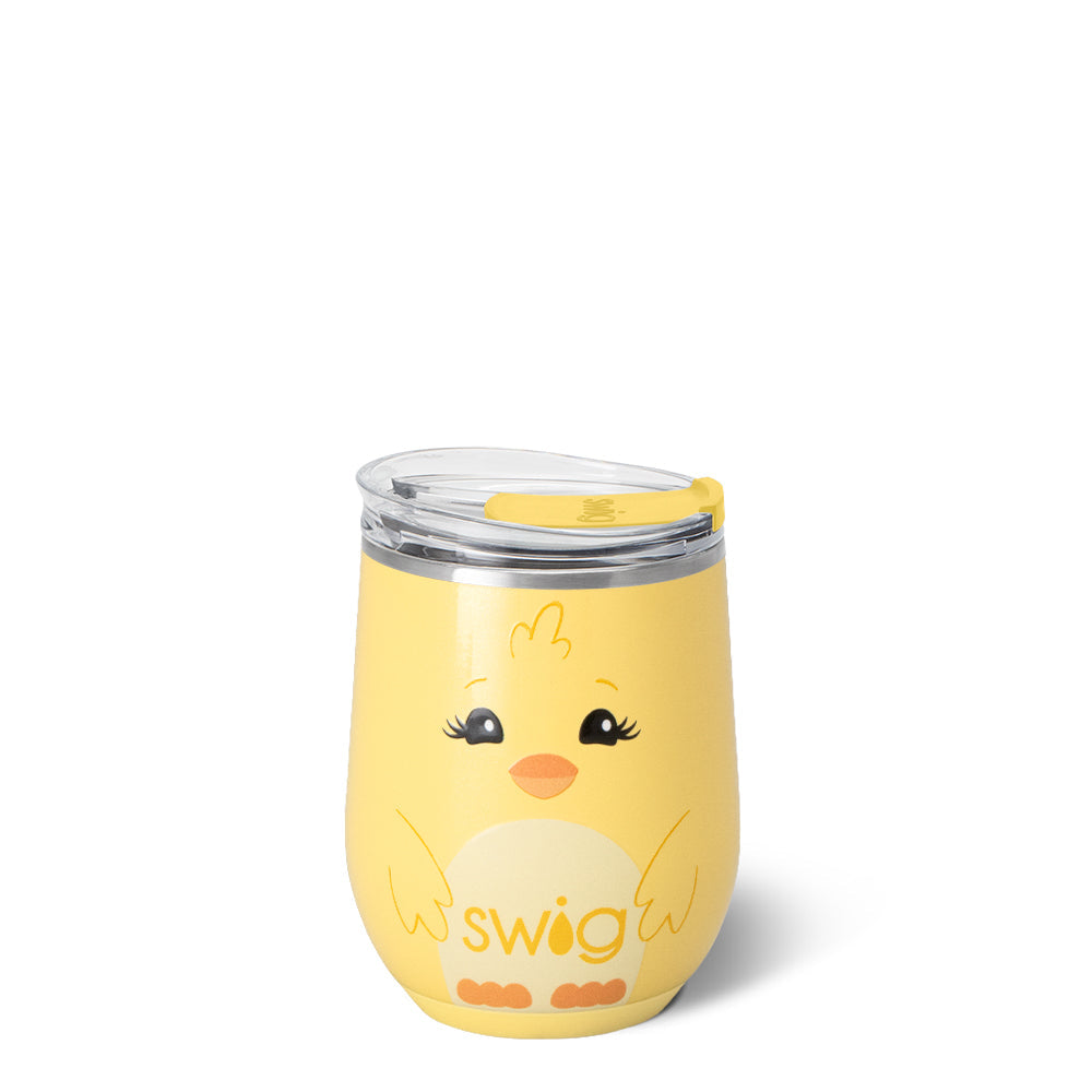 Swig Spring Chick Stemless Wine 12oz